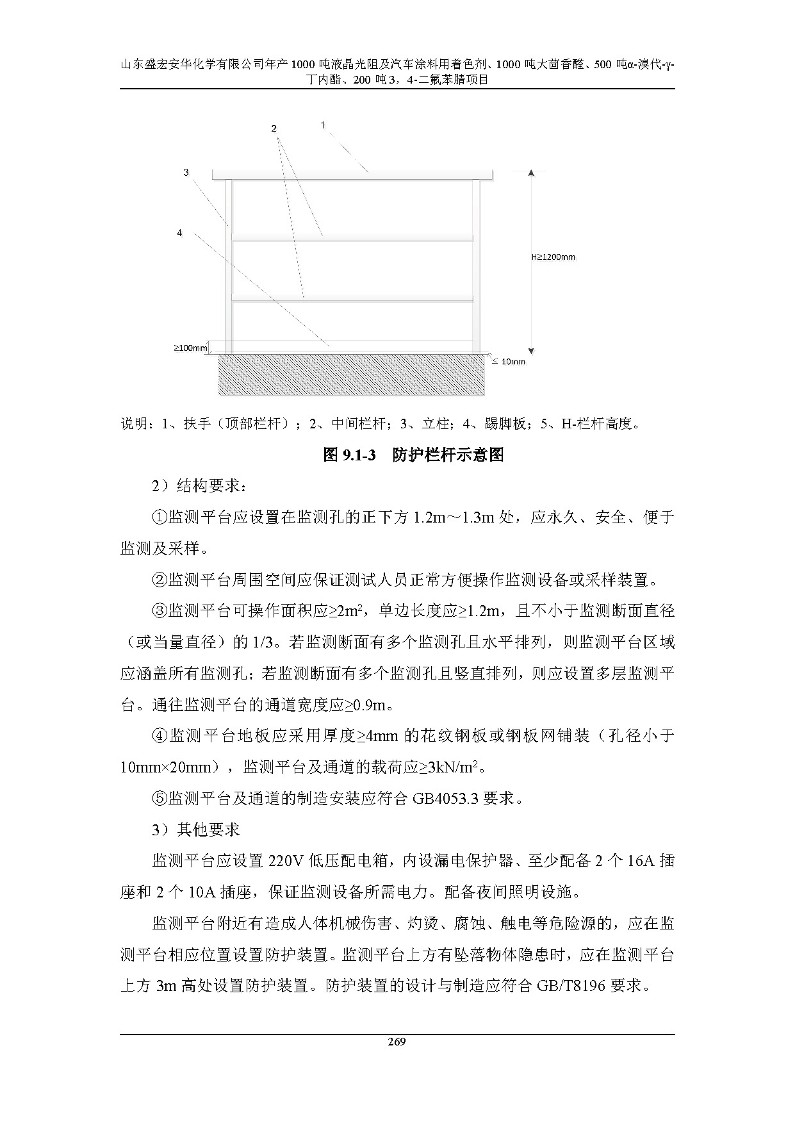 公示版-山东盛宏安华化学有限公司年产1000吨液晶光阻及汽车涂料用着色剂、1000吨大茴香醛、500吨α-溴代-γ-丁内酯、200吨3，4-二氟苯腈项目_274