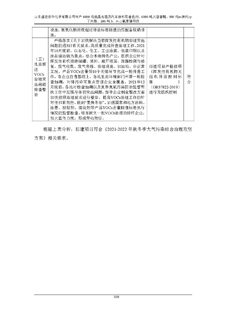公示版-山东盛宏安华化学有限公司年产1000吨液晶光阻及汽车涂料用着色剂、1000吨大茴香醛、500吨α-溴代-γ-丁内酯、200吨3，4-二氟苯腈项目_315