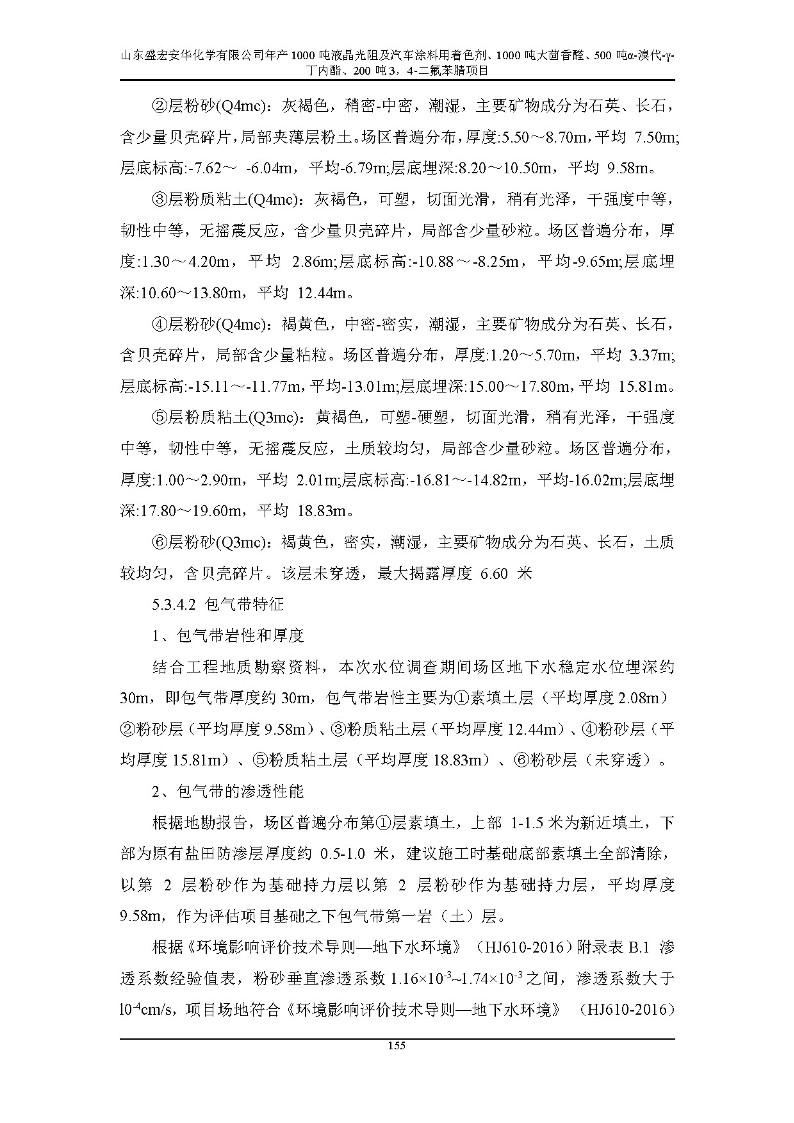 公示版-山东盛宏安华化学有限公司年产1000吨液晶光阻及汽车涂料用着色剂、1000吨大茴香醛、500吨α-溴代-γ-丁内酯、200吨3，4-二氟苯腈项目_160