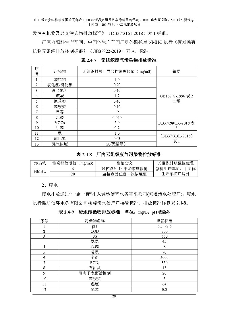 公示版-山东盛宏安华化学有限公司年产1000吨液晶光阻及汽车涂料用着色剂、1000吨大茴香醛、500吨α-溴代-γ-丁内酯、200吨3，4-二氟苯腈项目_34