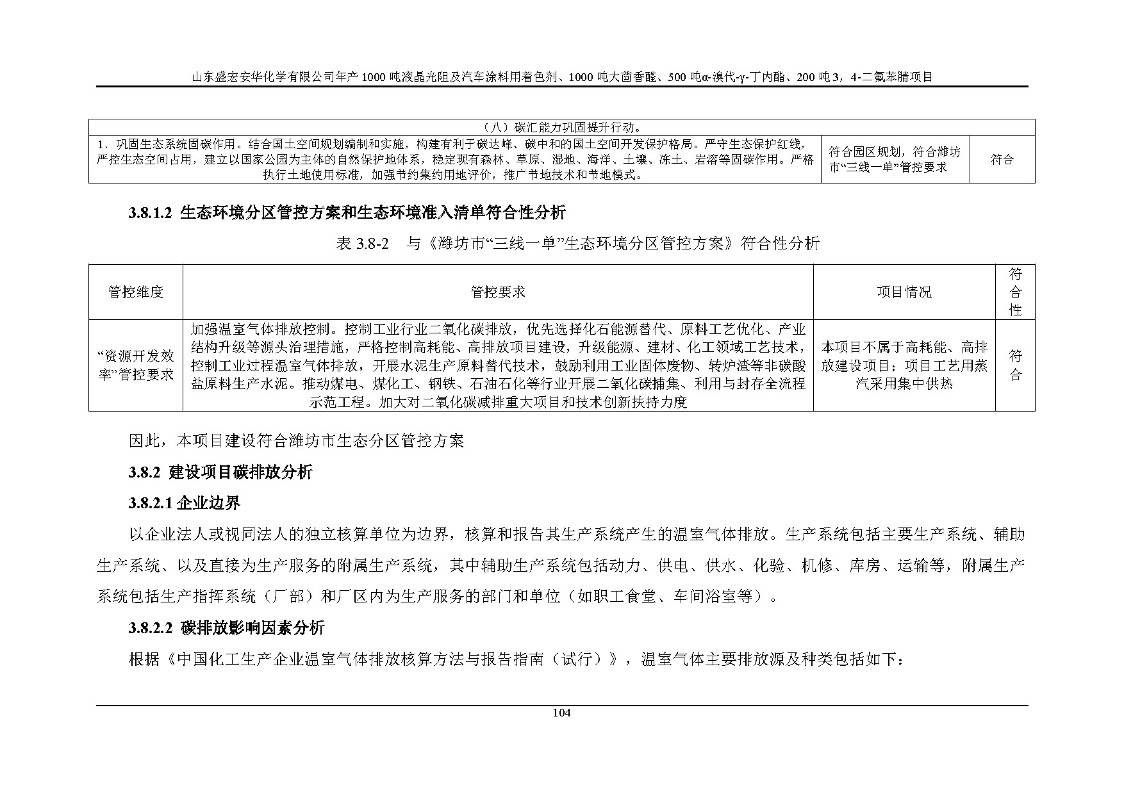 公示版-山东盛宏安华化学有限公司年产1000吨液晶光阻及汽车涂料用着色剂、1000吨大茴香醛、500吨α-溴代-γ-丁内酯、200吨3，4-二氟苯腈项目_109