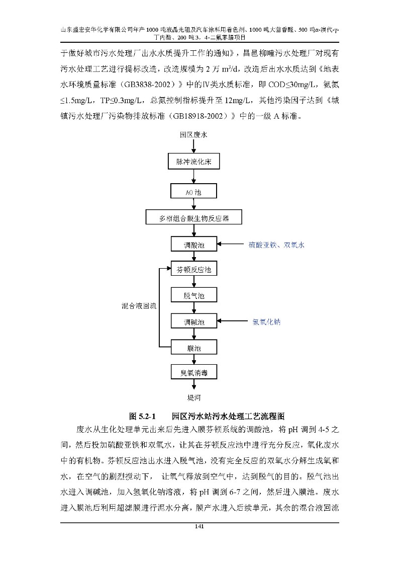 公示版-山东盛宏安华化学有限公司年产1000吨液晶光阻及汽车涂料用着色剂、1000吨大茴香醛、500吨α-溴代-γ-丁内酯、200吨3，4-二氟苯腈项目_146