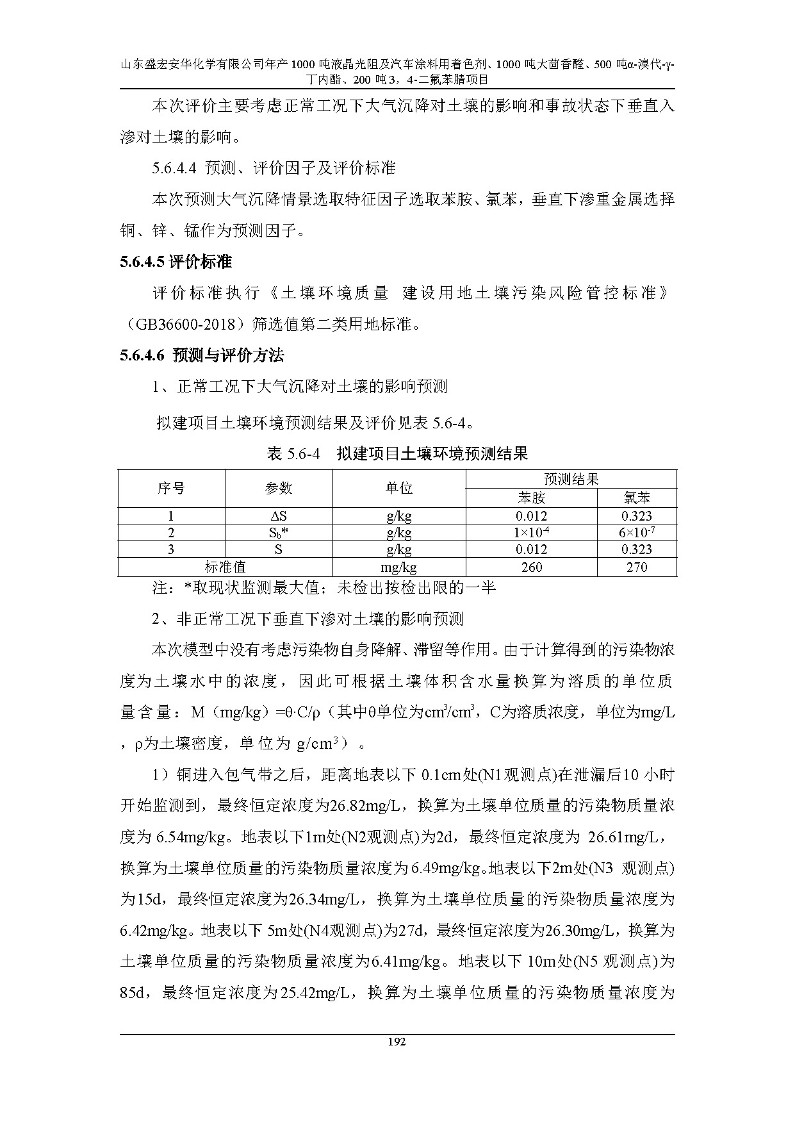 公示版-山东盛宏安华化学有限公司年产1000吨液晶光阻及汽车涂料用着色剂、1000吨大茴香醛、500吨α-溴代-γ-丁内酯、200吨3，4-二氟苯腈项目_197